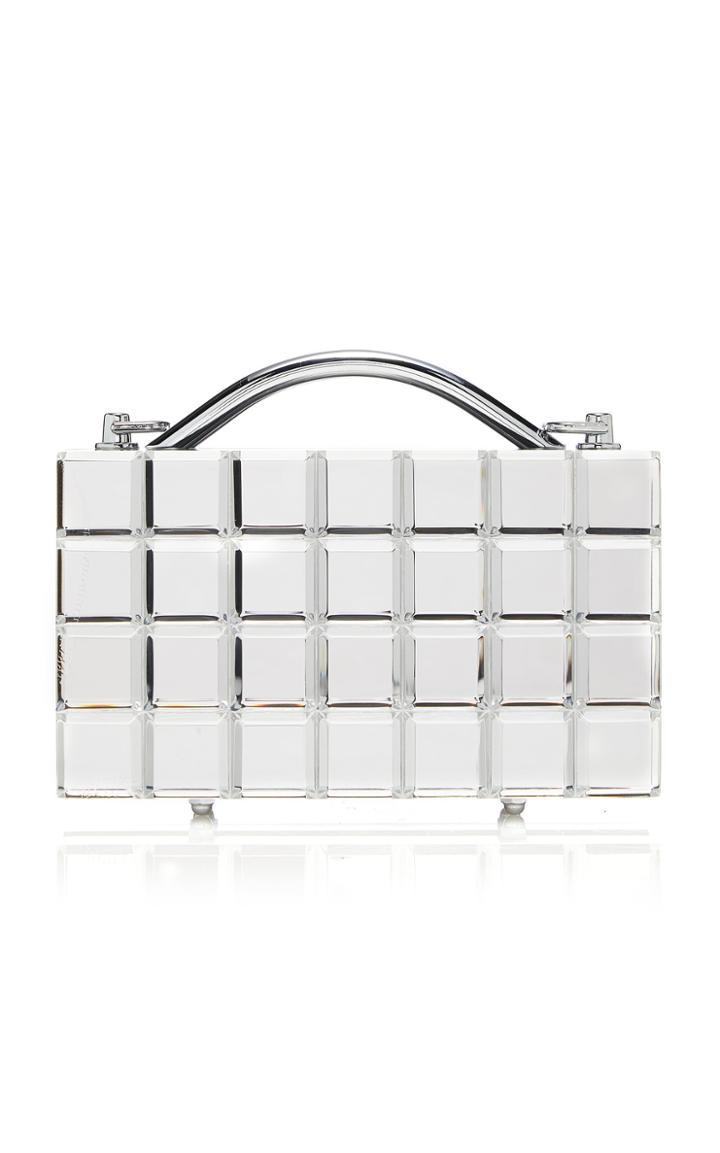 L'afshar Lou Lou Mirrored Acrylic Bag