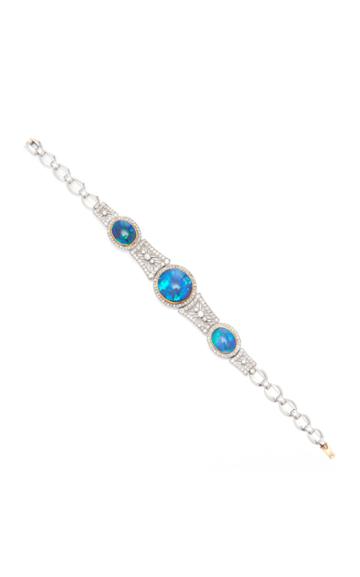 Simon Teakle Unsigned Opal And Diamond Bracelet