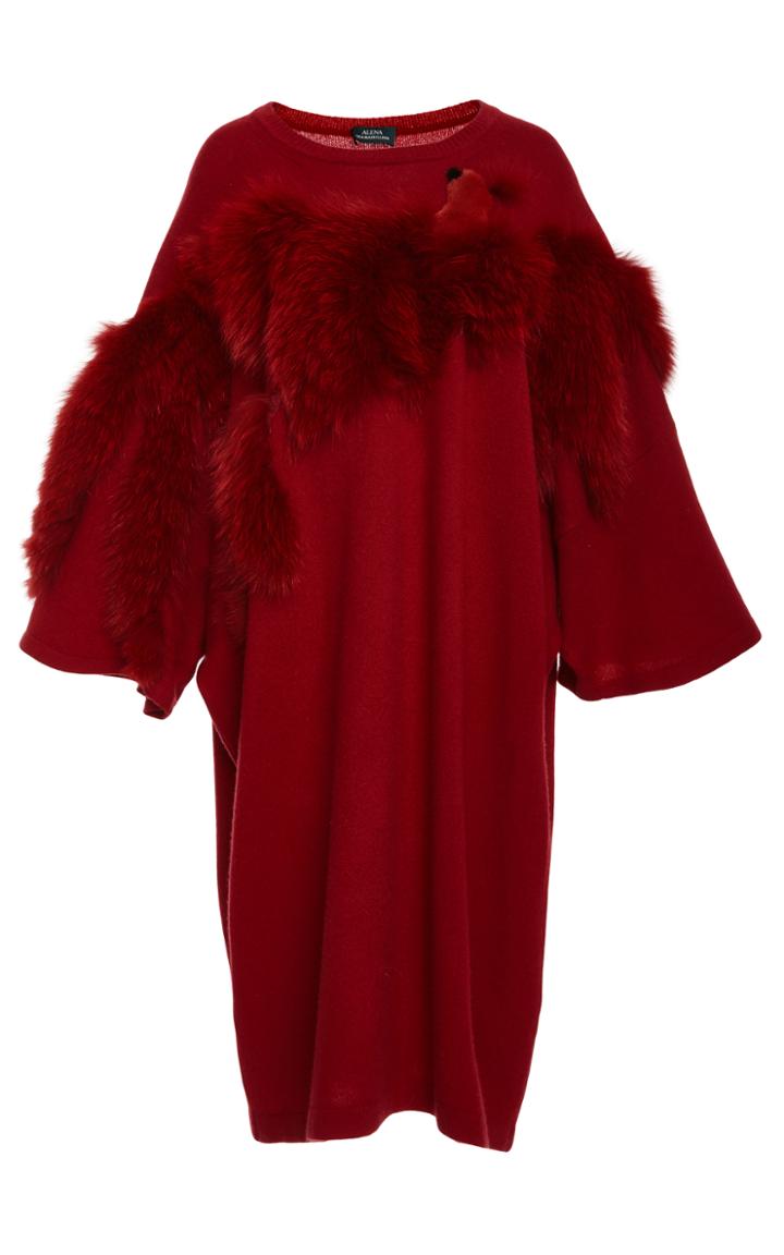 Alena Akhmadullina Fox Fur Embellished Pullover