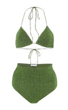Moda Operandi Oseree Lumire Stretch-lurex Bikini Size: S