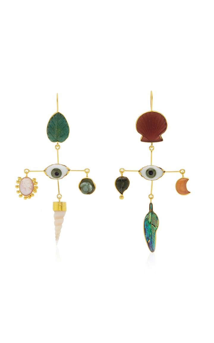 Moda Operandi Grainne Morton Eye Cross Earrings