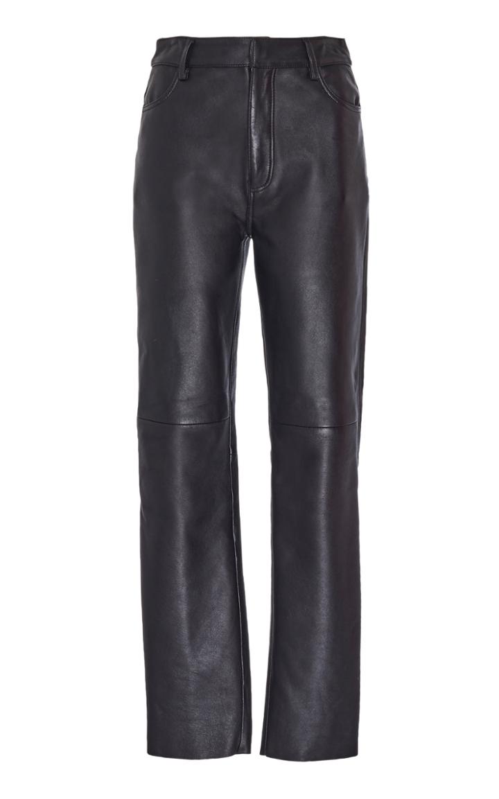 Ami Leather Skinny Pants