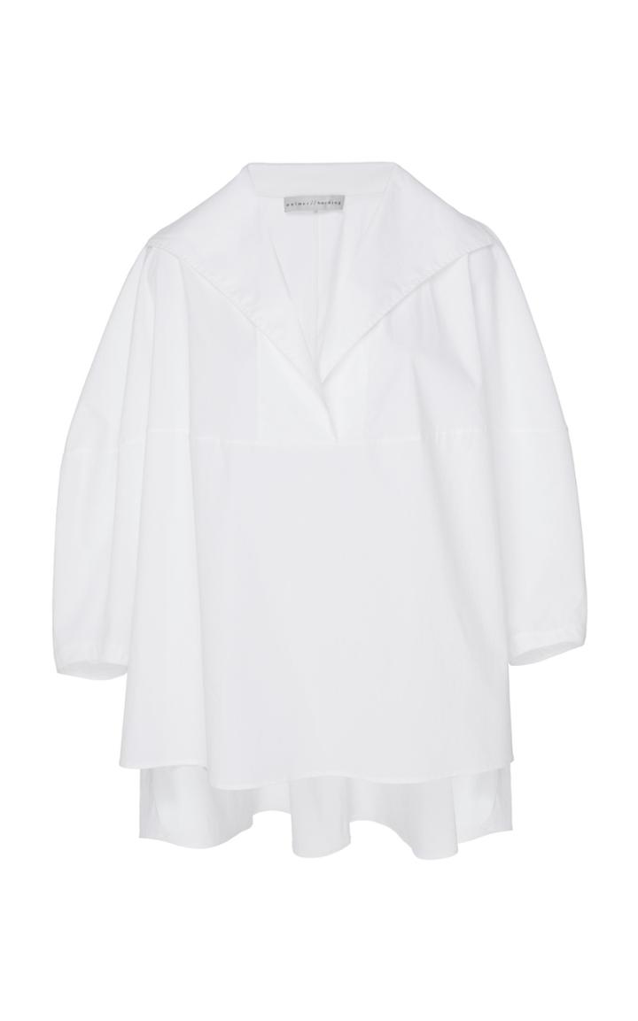 Palmer/harding Palmer//harding Last Oversized Cotton-poplin Shirt