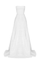 Alex Perry Adams Patterned Georgette Gown