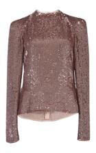 Temperley London Filigree Sequin Top