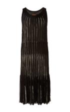 Missoni Pleated Wool Fit And Flare Dress