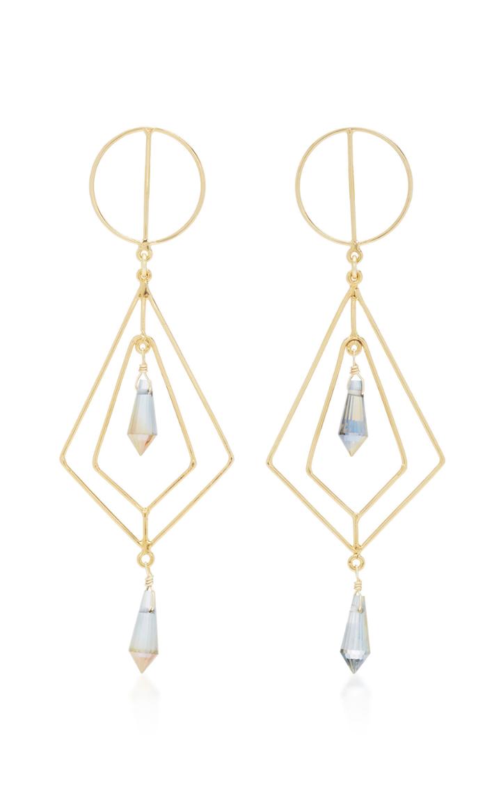Mercedes Salazar Secret Geometry Diamond-shaped Earrings