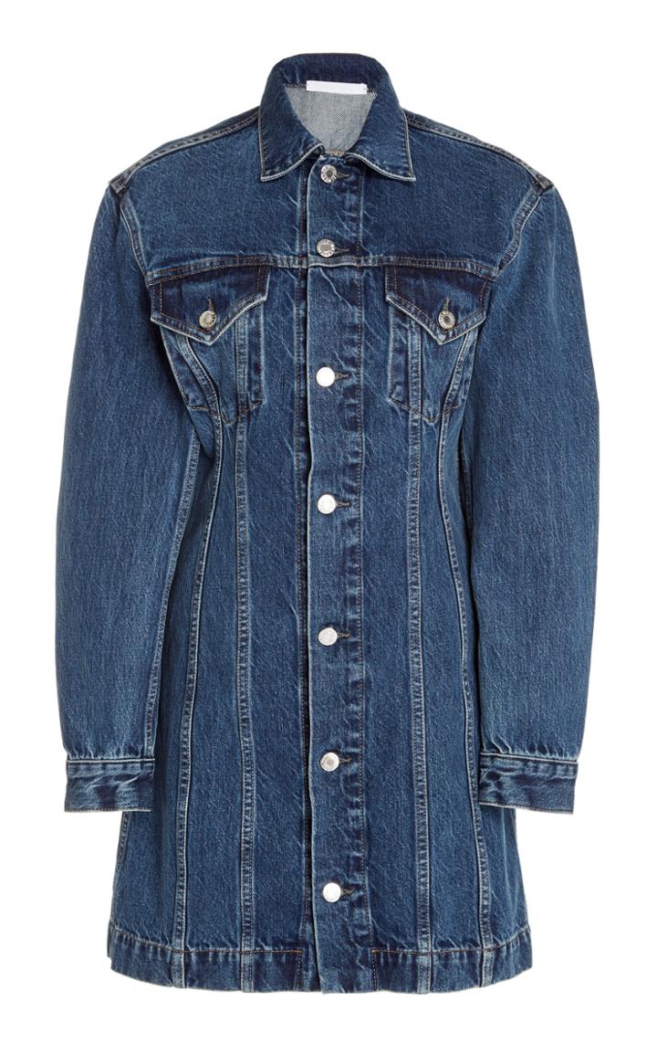 Helmut Lang Femme Denim Trucker Dress