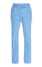 Mugler Spiral Denim Trouser