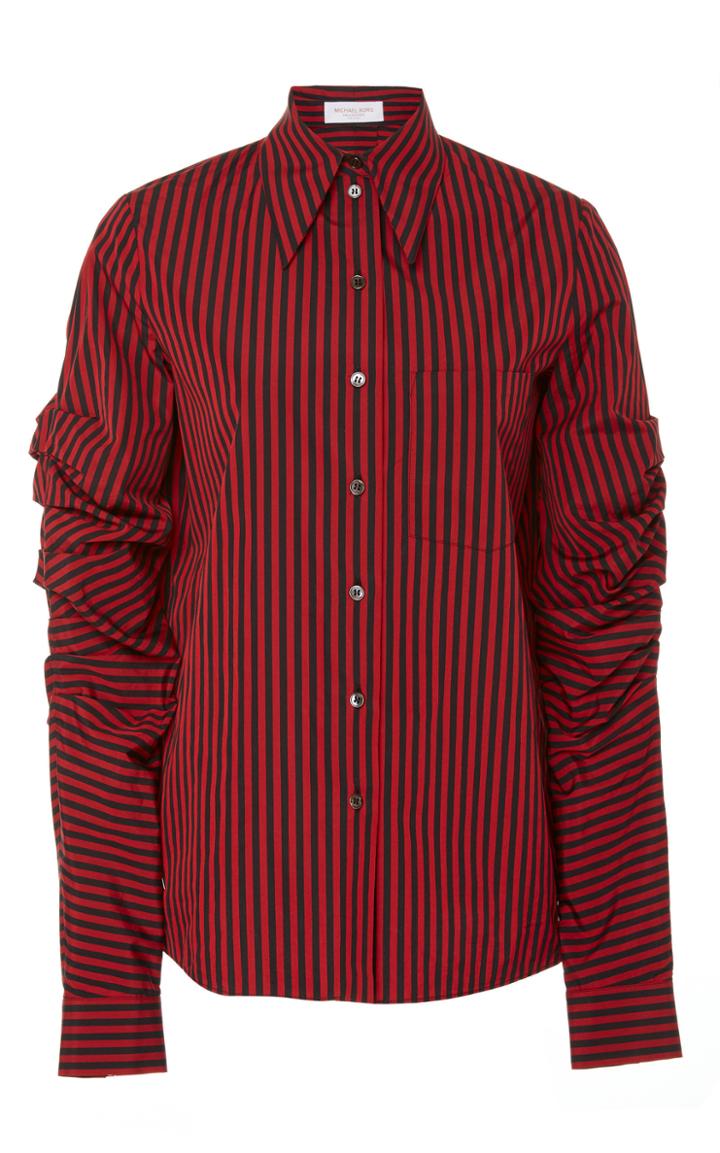 Michael Kors Collection Striped Cotton Shirt