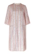 Huishan Zhang Rosalie Tweed Paneled Shift Dress