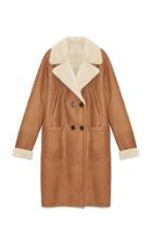 Yves Salomon Paris Oversized Shearling Double-breasted Coat