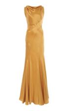 Alberta Ferretti Sleeveless Silk Gown