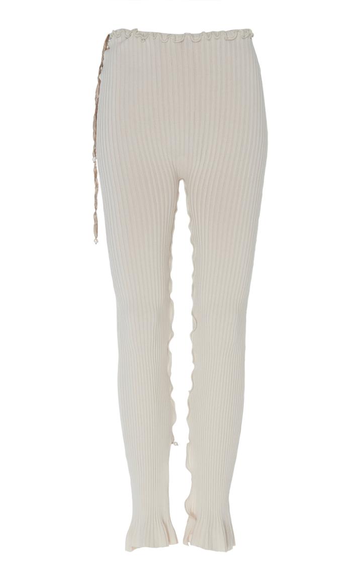 Moda Operandi Peet Dullaert Ribbed-knit Skinny Pants Size: 32