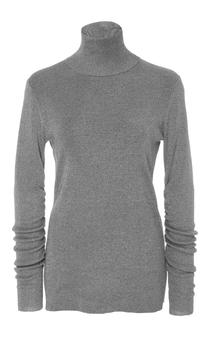 Tibi Metallic Knit Sweater