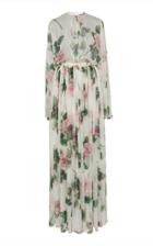Dolce & Gabbana Floral-print Silk-chiffon Maxi Dress Size: 36