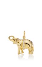 Monica Rich Kosann 18k Yellow Gold And Diamond Luck Elephant Charm