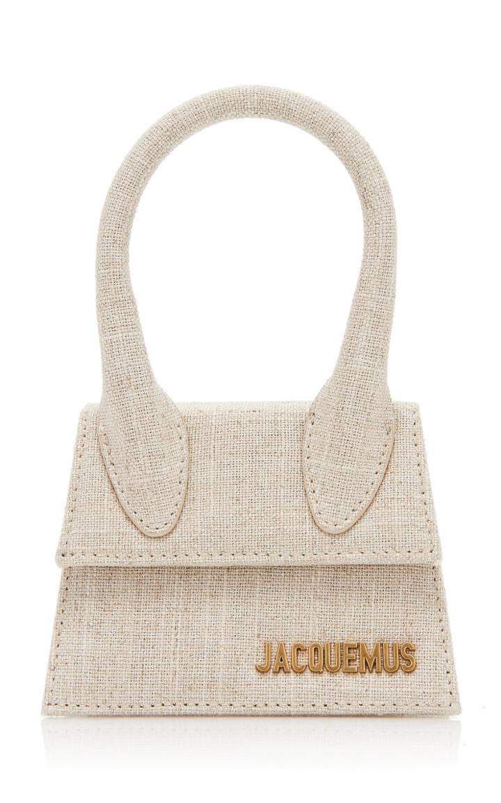 Jacquemus Le Chiquito Linen Top Handle Bag