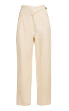 Moda Operandi Blaz Milano Savannah High-rise Skinny Linen Pants Size: 0
