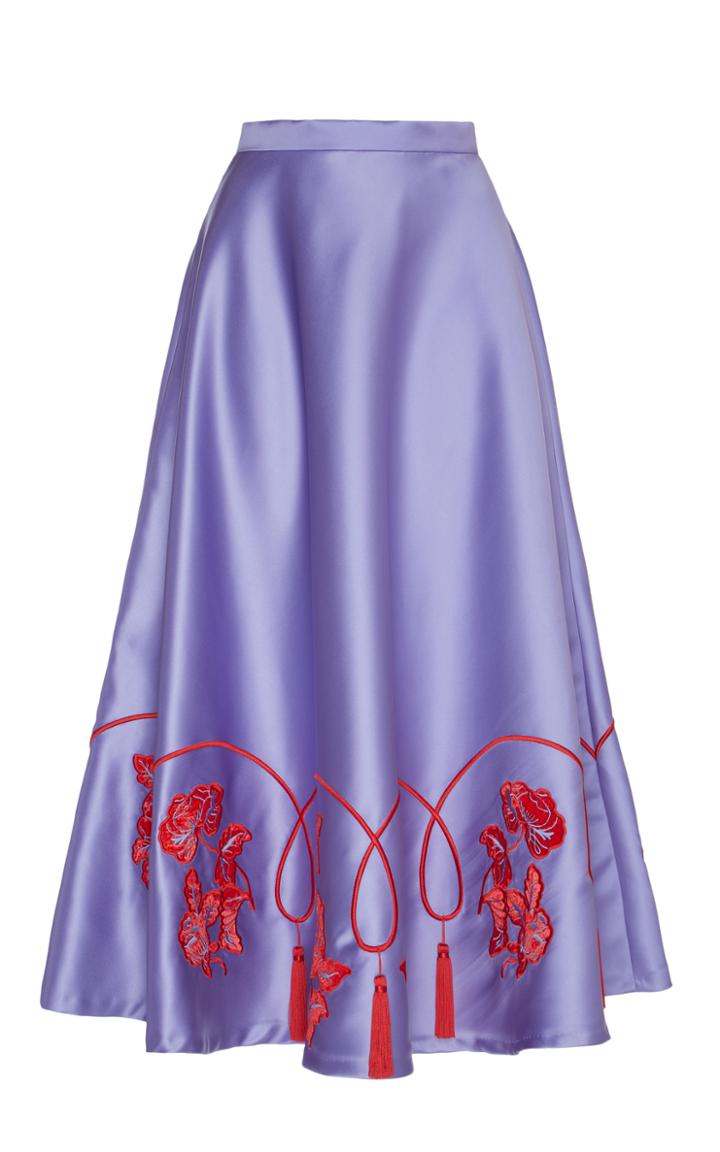Vivetta Palitana Embroidered Midi Skirt