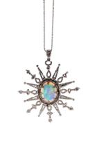 Moda Operandi Sharon Khazzam One Of A Kind Opal Tavous Necklace