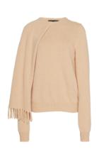 Proenza Schouler Draped Cashmere Long Slv Pullover