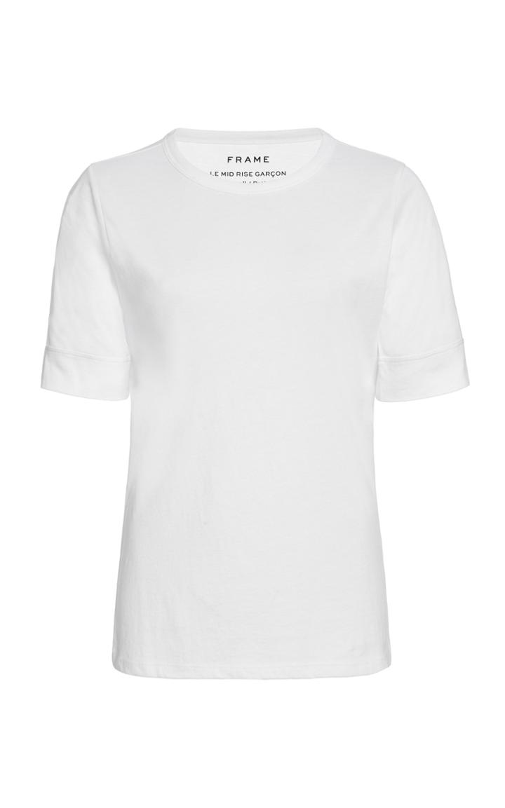 Frame Le Mid-rise Cotton-jersey T-shirt