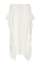 A Peace Treaty Swahili Ecru Handwoven Poncho