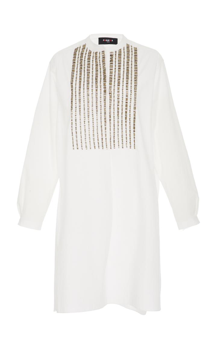 Paule Ka Bead Embroidered Tunic Dress