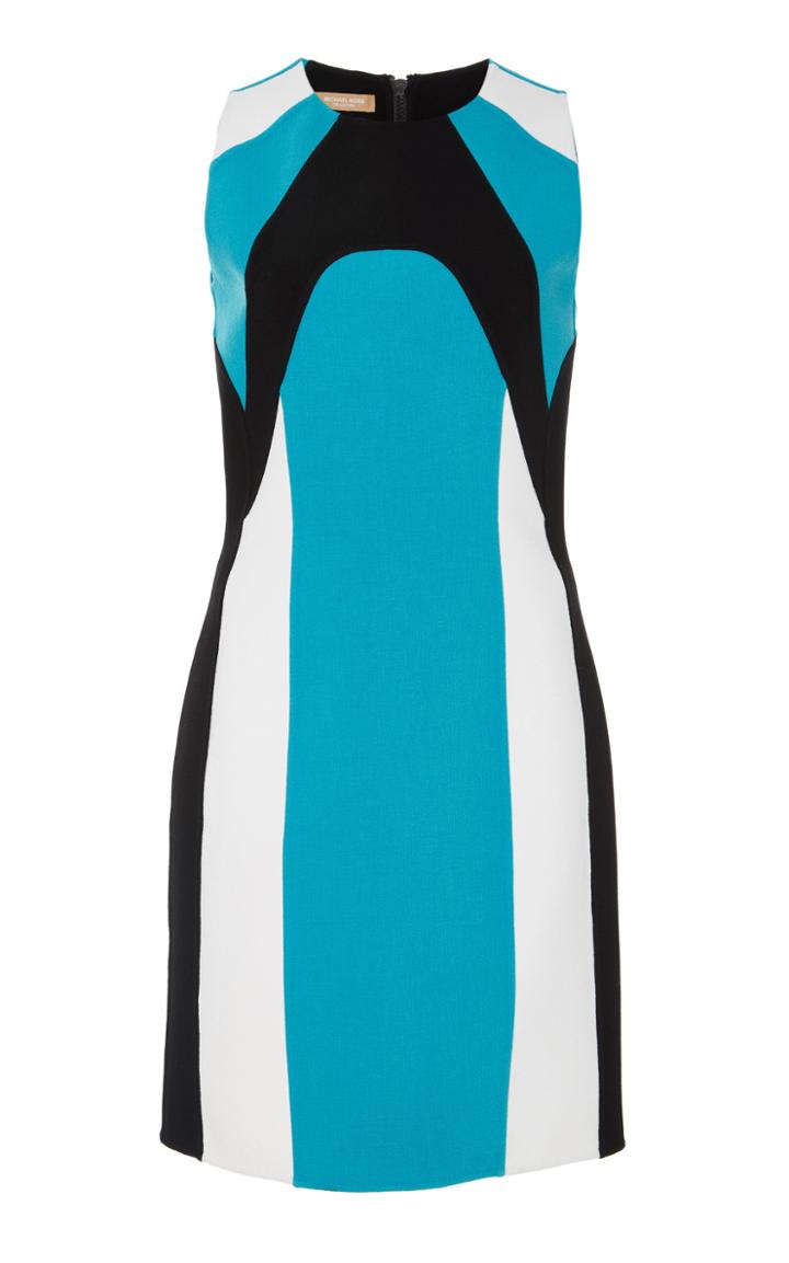 Michael Kors Collection Colorblocked Scuba Dress