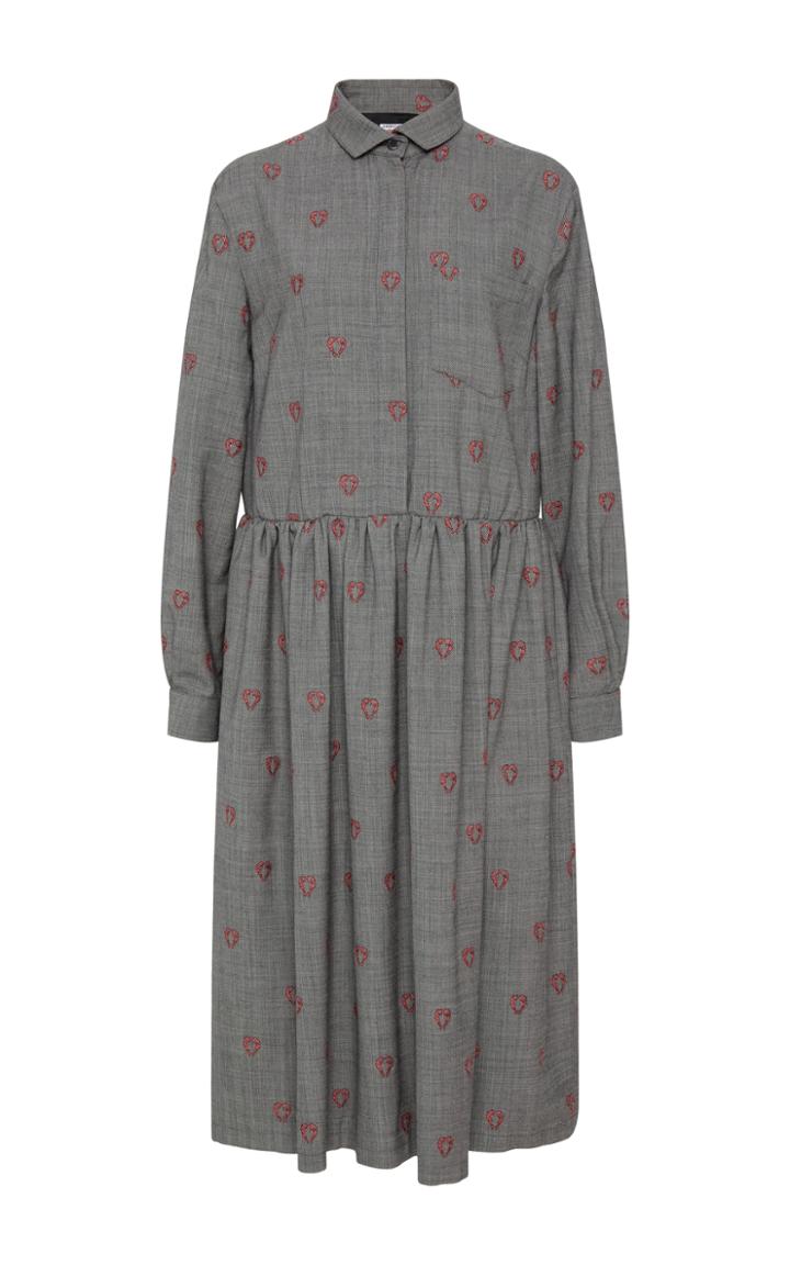 Shrimps Gerald Emboridered Shirt Dress