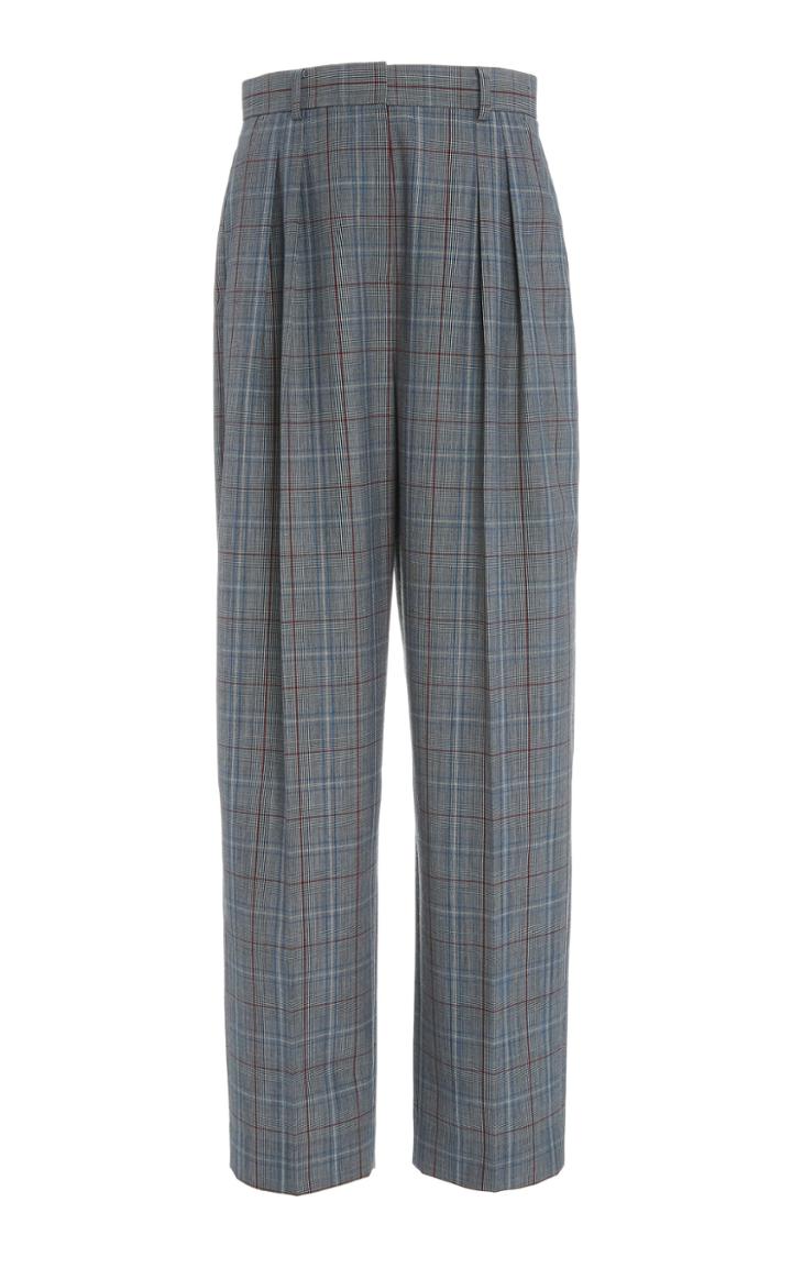 Moda Operandi Tory Burch Plaid Cady Trouser