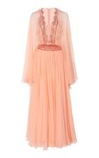 Giambattista Valli Pleated Chiffon Gown