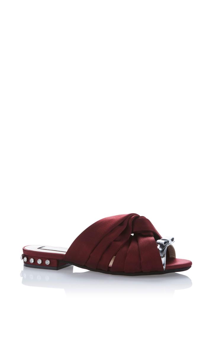 N 21 N&deg;21 Bordeaux Satin Slide