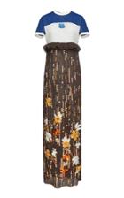 Prada Dress With Floral Embroidery