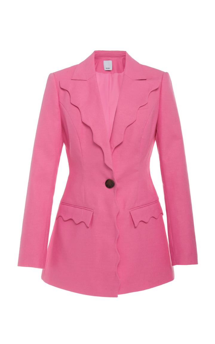 Acler Aslo Scallped Single-button Blazer
