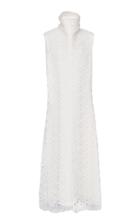 The Row Virginia Embroidered Lace Turtleneck Dress