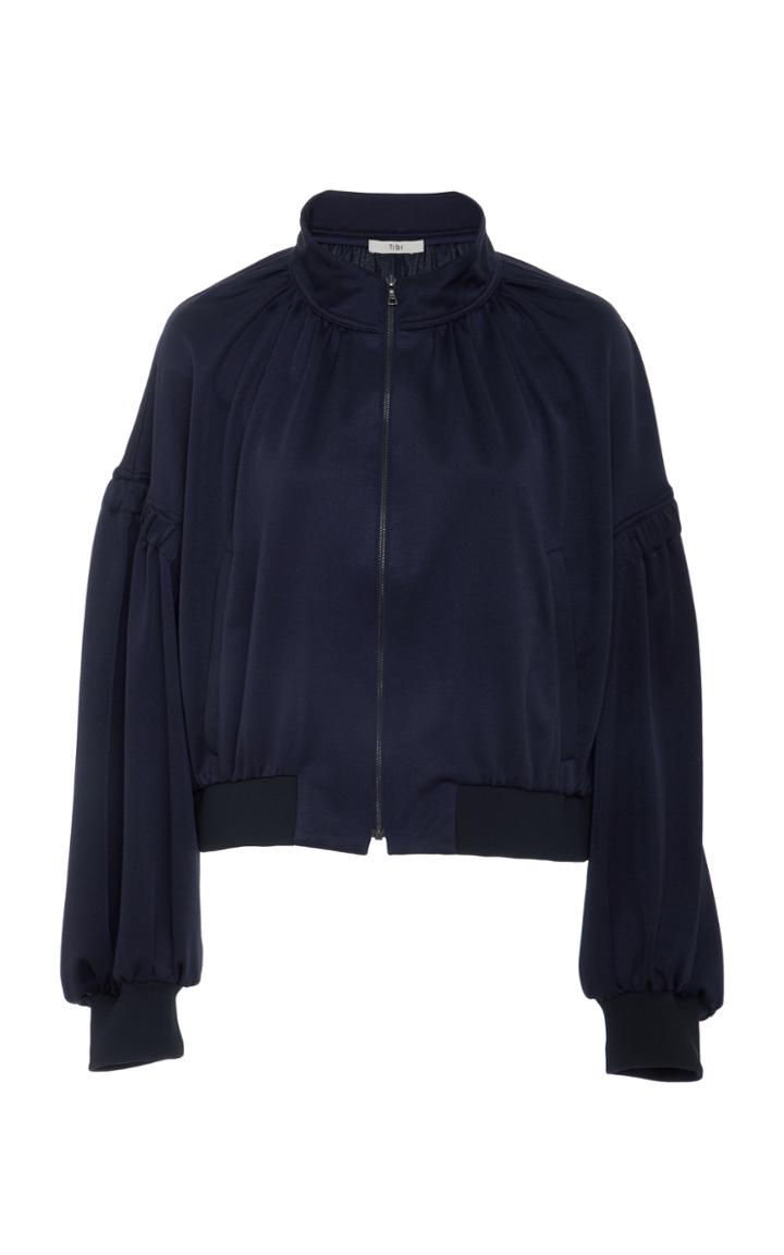 Tibi Balloon Sleeve Track Jacket