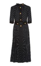 Prada Polka Dot Short-sleeve Dress
