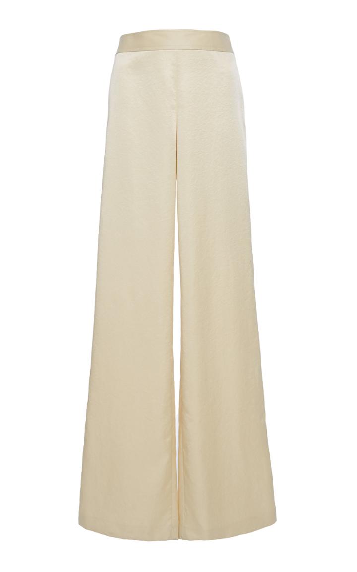 Moda Operandi Jil Sander Wide Leg Satin Trouser