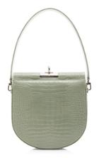 Moda Operandi Gu De Demi Lune Small Croc-effect Leather Bag