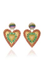 Moda Operandi Mercedes Salazar Latin Heart Earrings