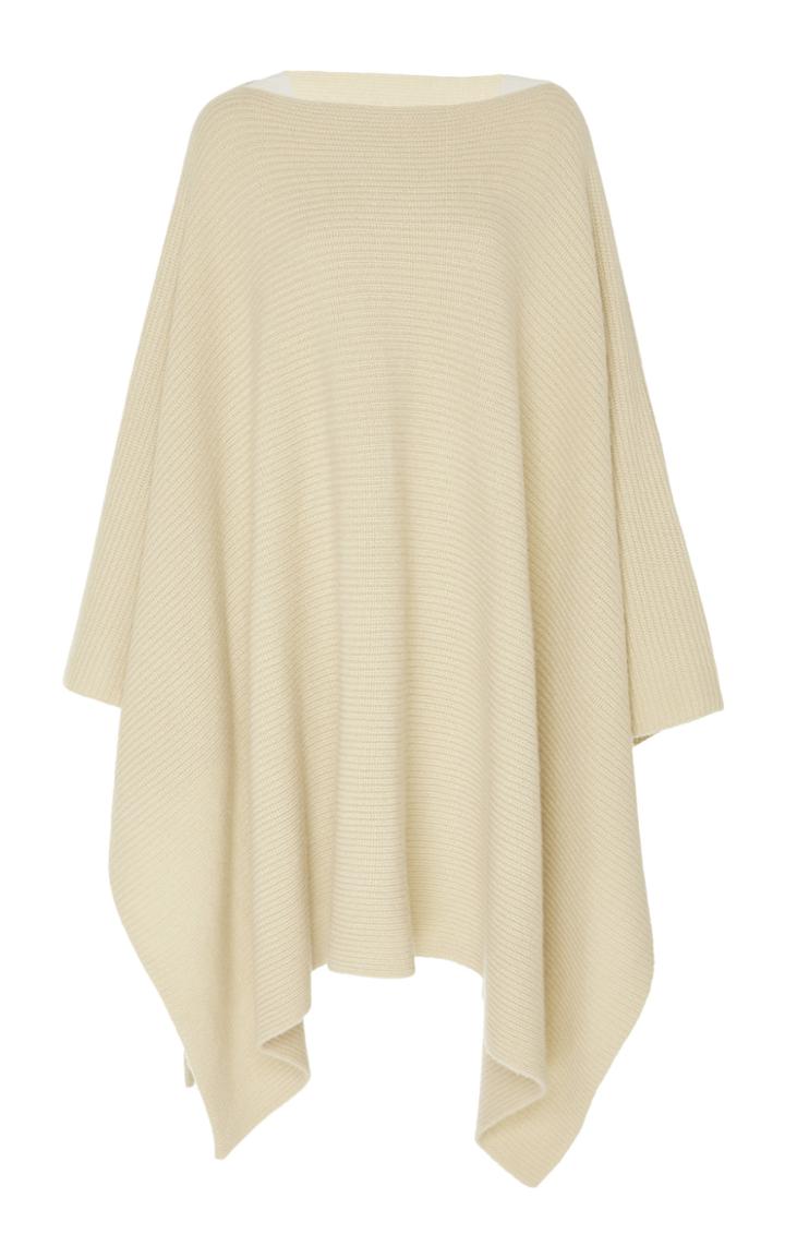 Moda Operandi Sally Lapointe Oversized Ribbed Cashmere-blend Cape