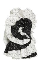Moda Operandi Carolina Herrera Mini Floating Dot Print Silk Taffeta Mini Dress