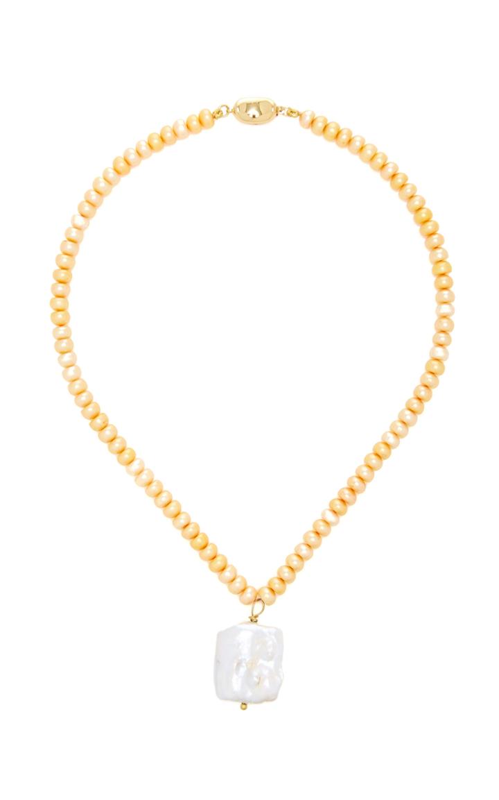 Moda Operandi Timeless Pearly Pearl Charm Necklace