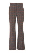 Derek Lam Cropped Wool-blend Flared Pants