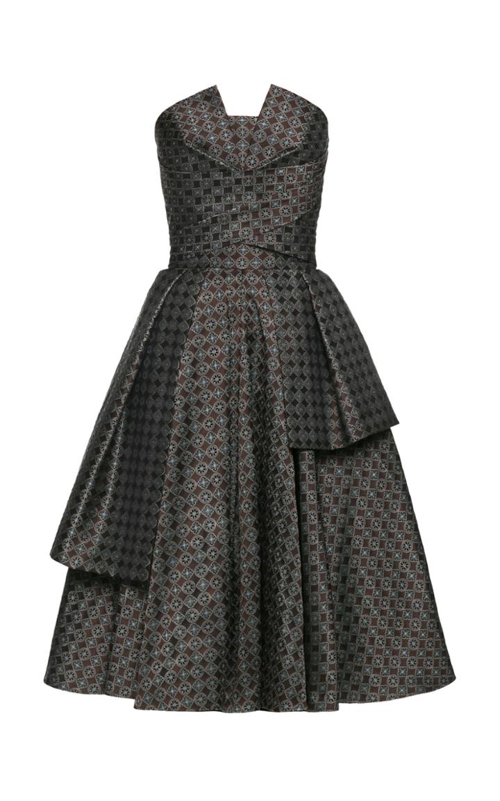 Lena Hoschek Credit Crunch Silk Dress
