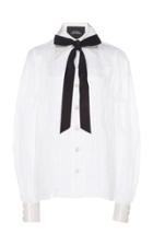 Marc Jacobs Tie-detailed Cotton Blouse