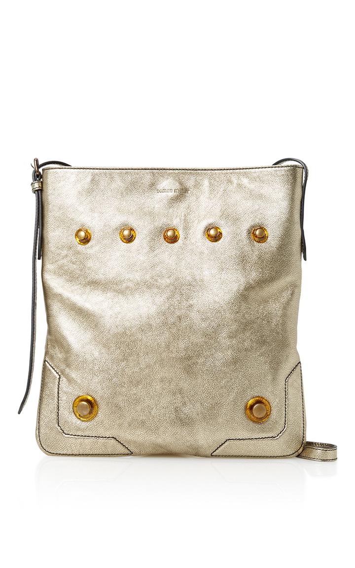 Tomas Maier Sporty Metallic Crossbody Bag