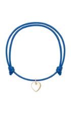 With Love Darling Little Heart 18k Gold Cord Bracelet